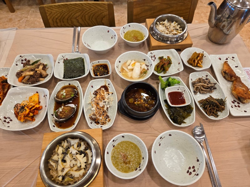 카시아 속초 근처 아침식사 맛집 속초 대포항 주변 한정식 추석 가볼만한곳 추천 푸짐한 보....