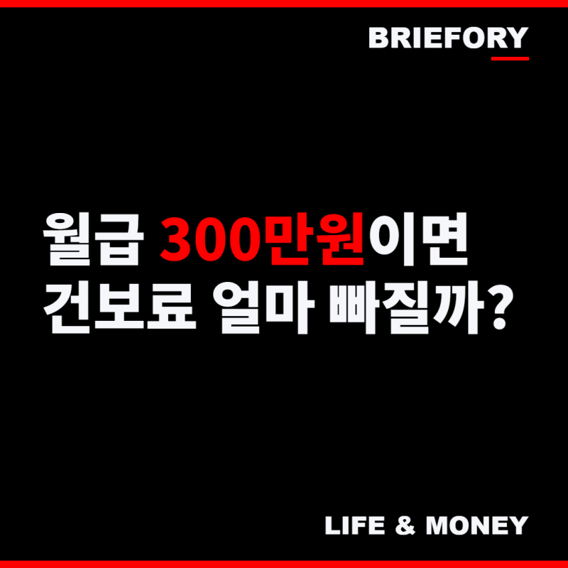 "내년 건보료 안 오른다" 월급 300만원 직장인 10만7850원, 400·500만원은 얼마?