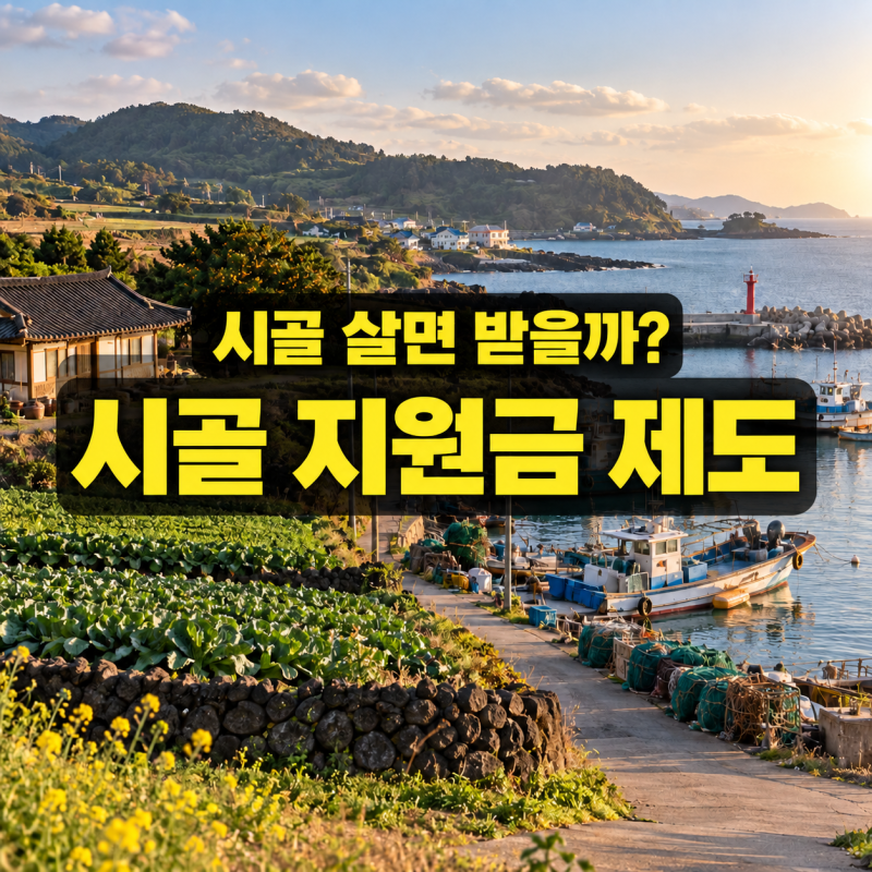 시골 살면 월 15만원? 2026 농어촌 기본소득 17개 군·농민 어민 지원금 정리