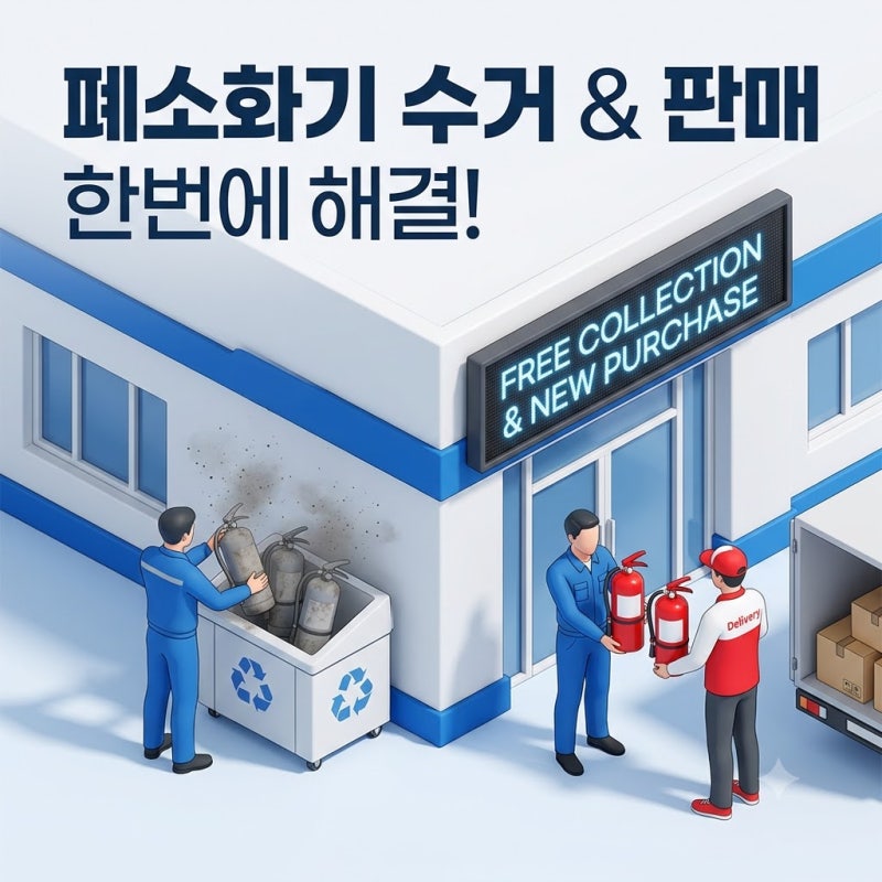 폐소화기 무상수거 가능할까? 기존 소화기 회수와 판매까지 총정리 (B+C)
