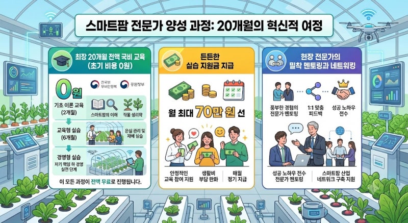 [1편] 초기 자본 0원으로 영농 창업하는 법: 스마트팜 청년창업 보육센터 완벽 정리