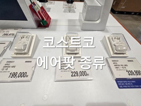 코스트코 애플 에어팟 종류 가격 5세대, 5세대 무선 충전, 프로 3세대 비교