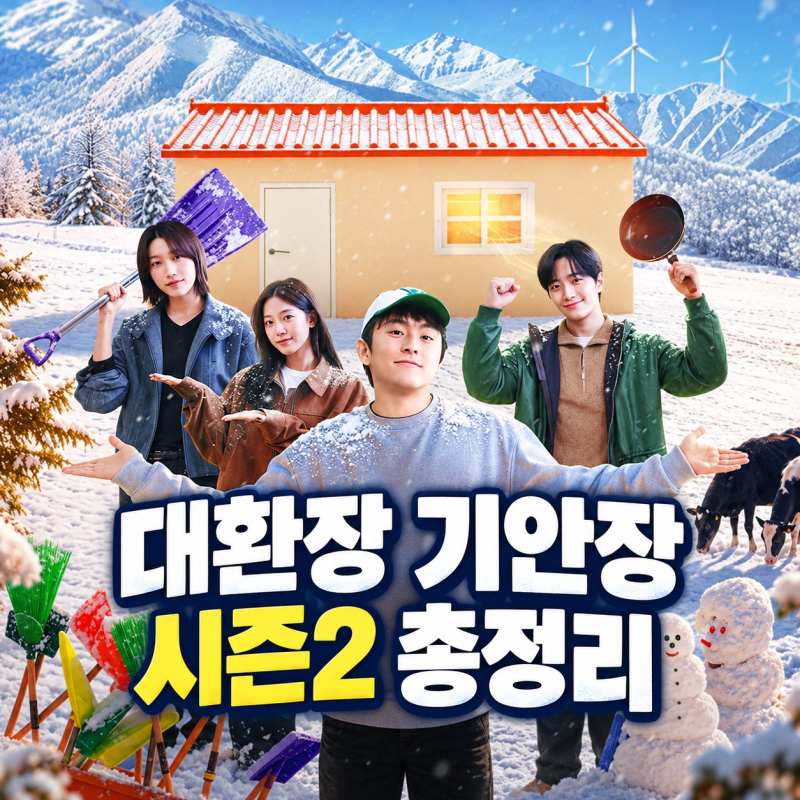 대환장 기안장 시즌2 기본정보 출연진 공개일 몇부작 촬영지 총정리