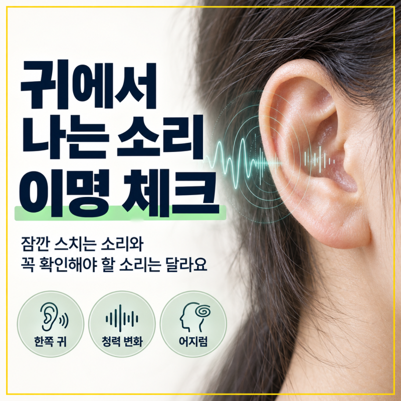 귀에서 삐 소리가 자주 나는 이유 피곤해서일까? 이명일까?