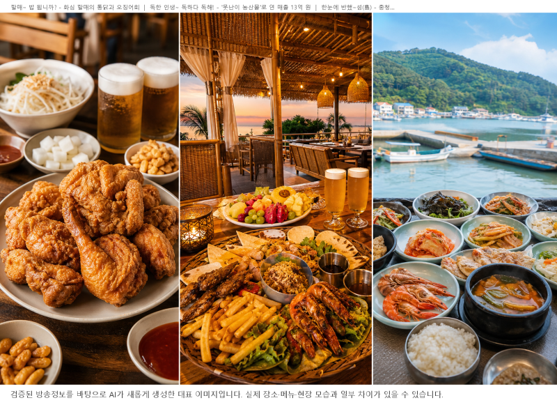 2026년 8월 20일 생생정보 2596회 맛집·여행·생활정보 방송정보 총정리