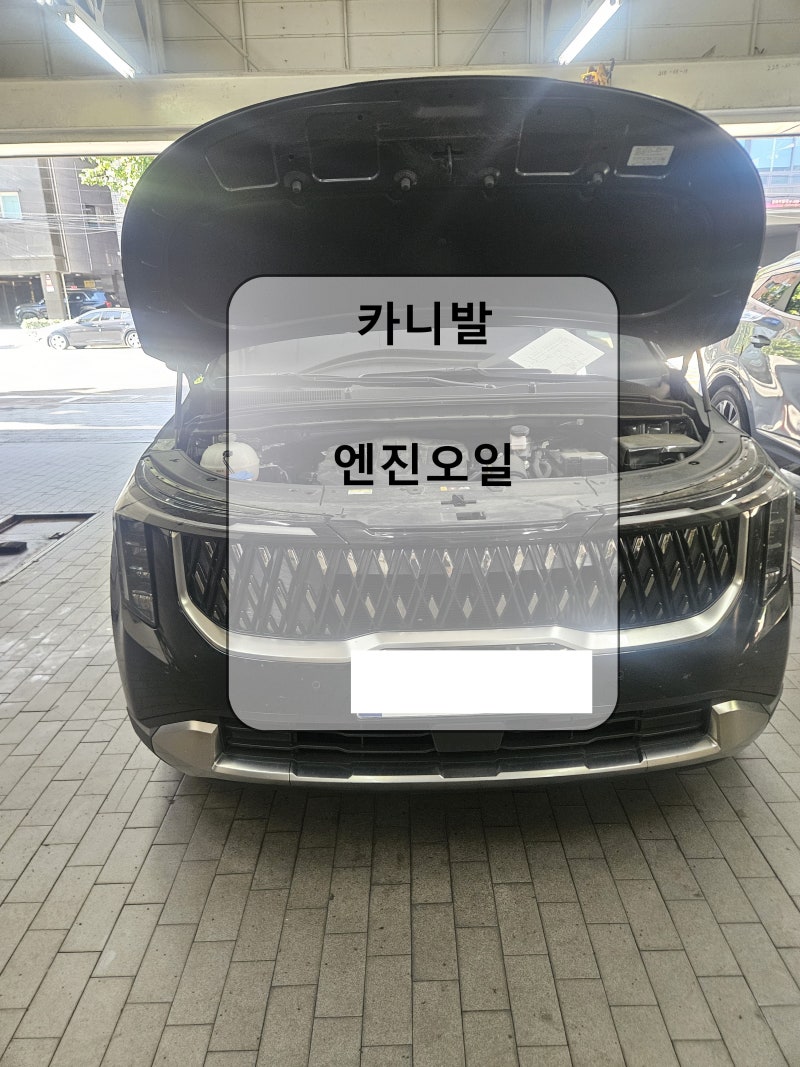 카니발 엔진오일 교환
