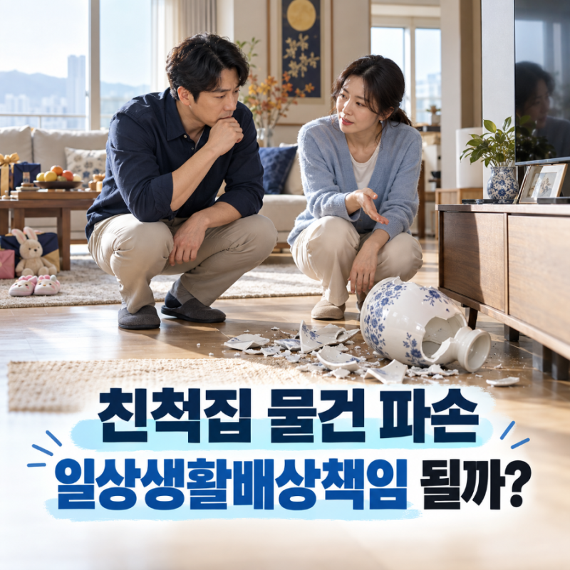 명절에 아이가 친척집 물건을 깨뜨렸다면? 일상생활배상책임 확인 순서
