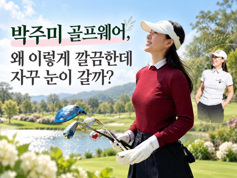 박주미 골프웨어 코디, 화려하지 않아도 고급스러워 보이는 이유