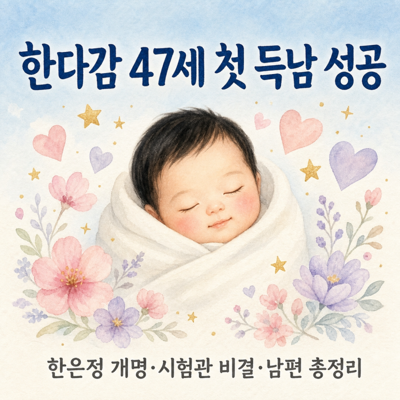 한다감 47세 첫 득남 성공 | 한은정 개명이유·시험관 비결·남편·집·BMW 총정리
