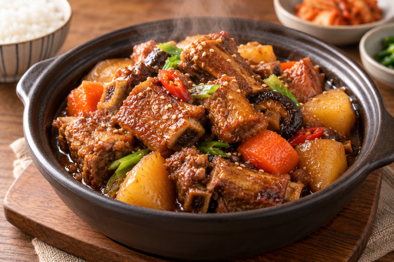 돼지갈비찜 황금레시피, 4인분 재료 분량부터 양념 비율과 조리시간, 실패 없는 팁까지