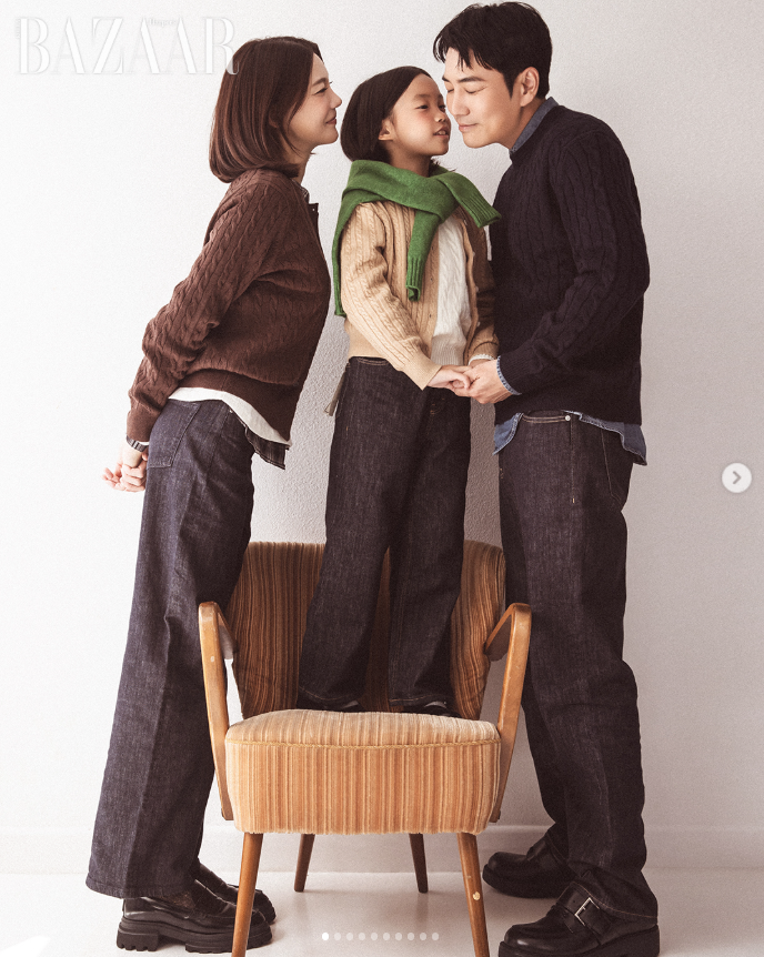 주상욱 차예련 딸 완성형 미모 화제, 엄마 아빠 반반 닮은 첫 가족화보