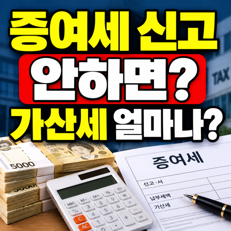증여세 신고 안하면 어떻게 될까? 가산세·불이익·세무조사 알아보기