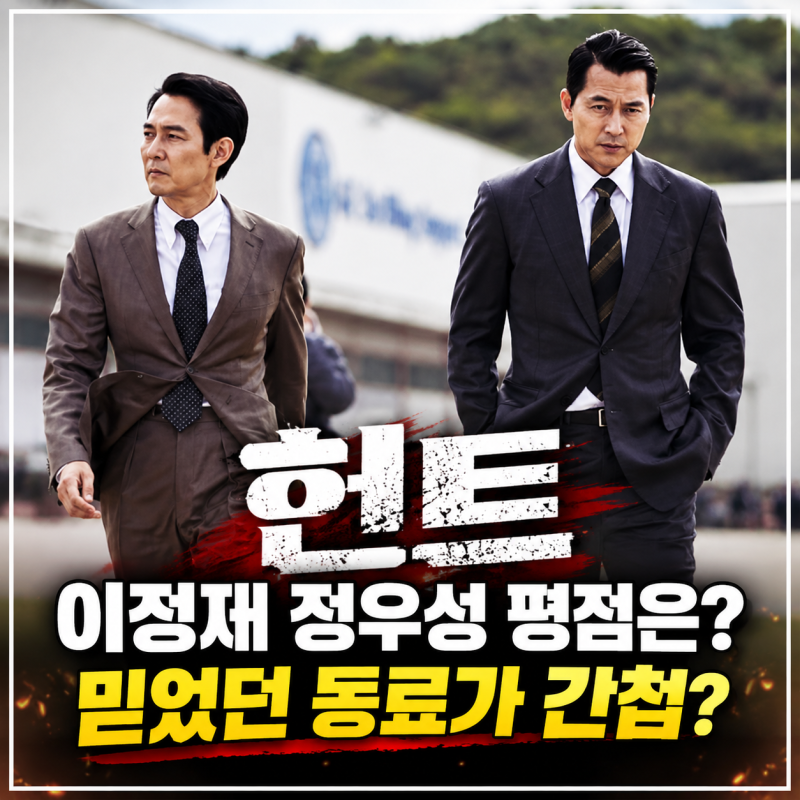 (추석 특선영화) 헌트 이정재 정우성의 숨 막히는 첩보전! 기본정보 줄거리 결말 평점 리뷰
