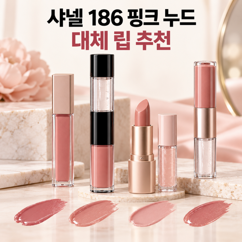 샤넬 듀오립 186 핑크 누드 비슷한 색, 대체 립 고르는 기준