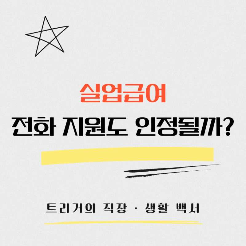 실업급여 구직활동 전화 지원, 홈페이지 지원도 인정될까?