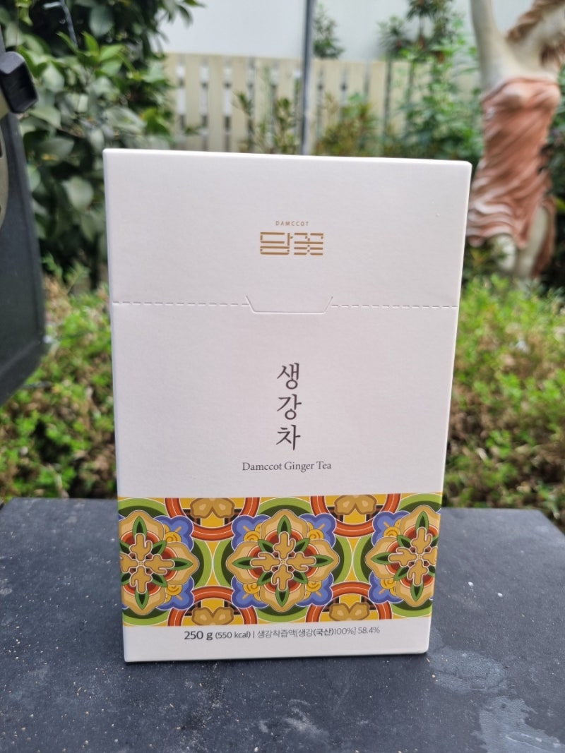 환절기 목감기에 좋은 차 추천 : 담꽃 생강차 리뷰 (생강청 대신 스틱형)