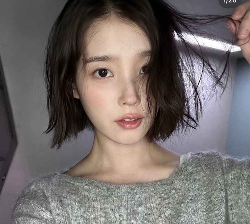 아이유 단발 스타일링 추천, 숱 적은 단발 레이어드컷 후기