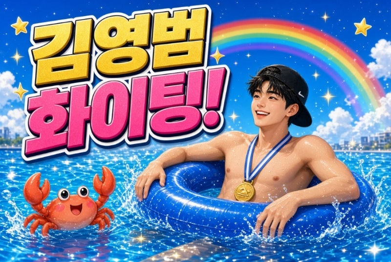 “물속의 번개, 황금세대 막내 김영범을 소개합니다! ♂️✨”