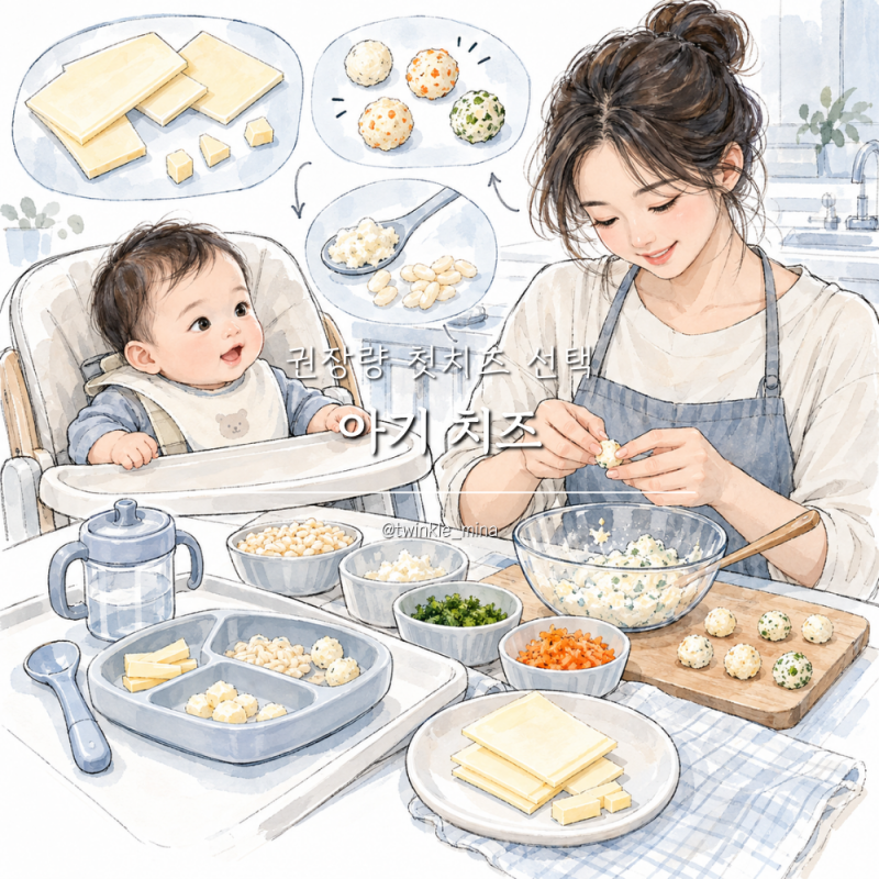 6개월 7개월 아기치즈 권장량 첫치즈 선택 치즈볼 만들기 방법까지