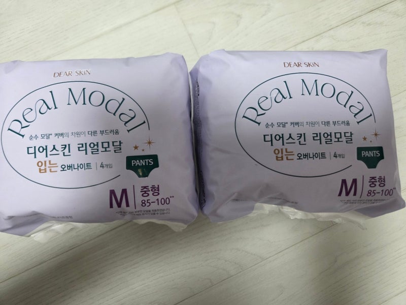디어스킨 리얼모달 입는 오버나이트 ｜양 많은 날 밤에도 편안하게