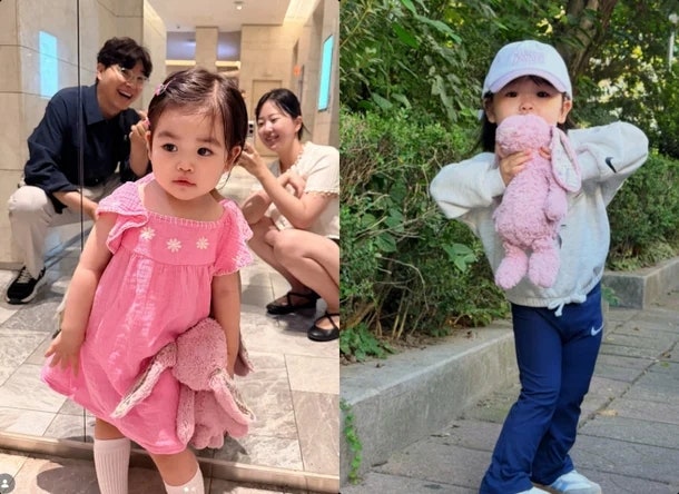 박수홍♥김다예, 기내 민폐 논란 뒤 SNS 재개…두 돌 앞둔 딸 재이 폭풍성장