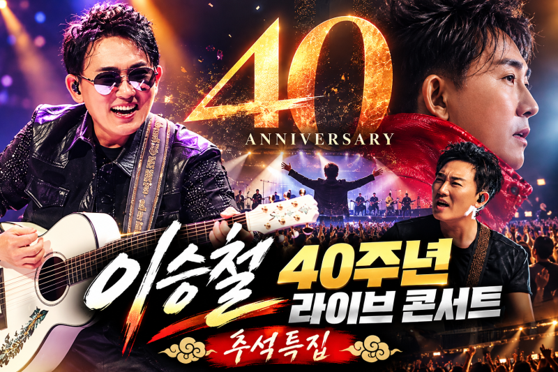이승철 데뷔 40주년 추석특집, KBS ‘네버엔딩 스토리’ 방송시간부터 박보검 듀엣 무대까지!