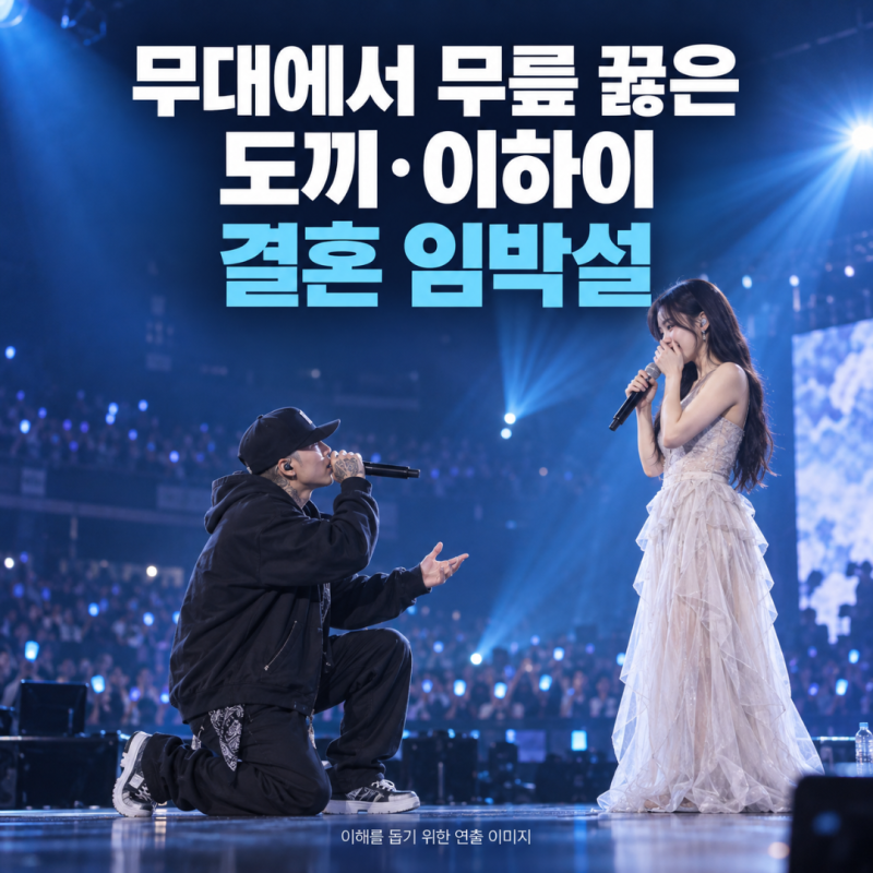 "무릎 꿇은 장면" 도끼 이하이 몽골 콘서트 세레나데 결혼설 근황