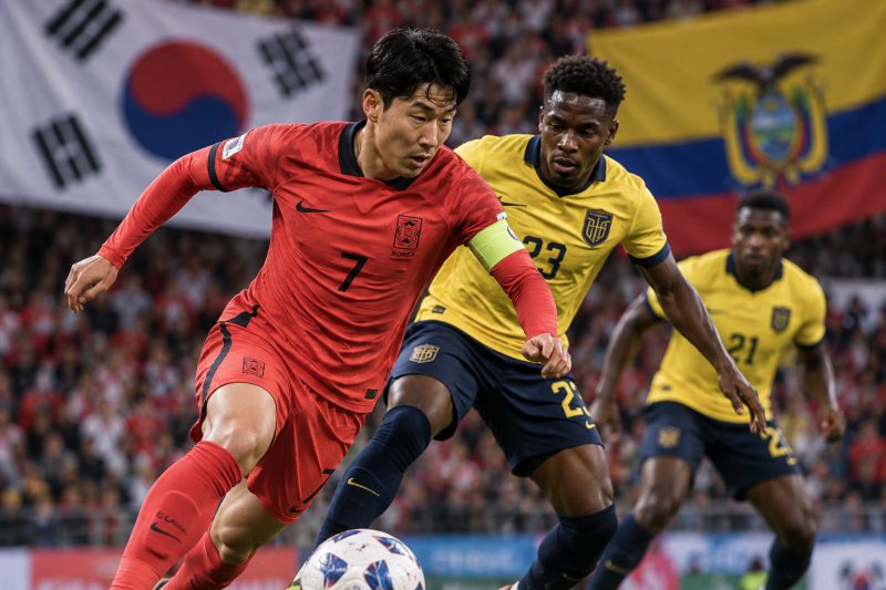 대한민국 대 에콰도르 경기결과 3-0, 모레노 데뷔전 골 장면과 해석 정리