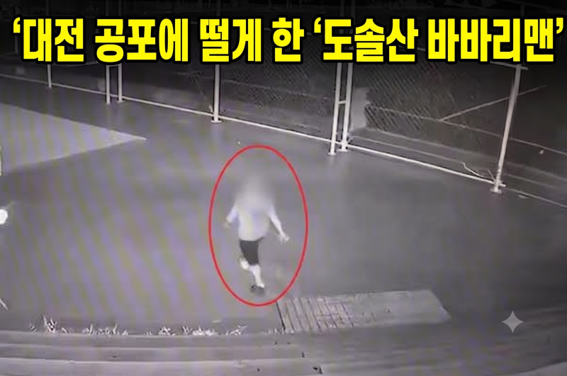 대전 공포에 떨게 한 '도솔산 바바리맨', 100명 투입 작전 끝에 5개월 만에 검거