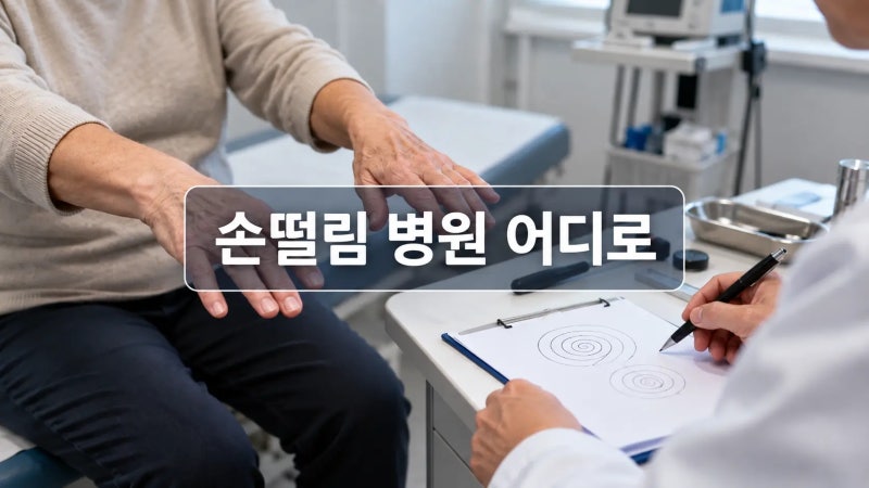 손떨림 계속되면 그냥 넘기지 마세요, 신경과 가야 하는 이유