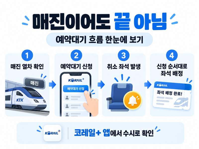 2026 추석 KTX 취소표 구하는 법｜예약대기·잔여석 확인 총정리