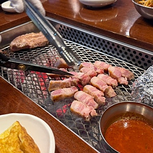 광주 봉선동 맛집 지산목｜지리산 흑돼지 숯불구이
