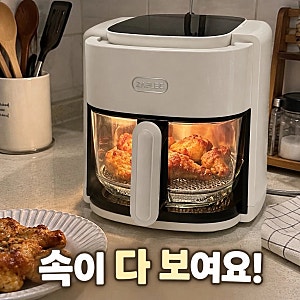 에어프라이어 안이 보여서 좋은 자일렉 글라스 4.5L