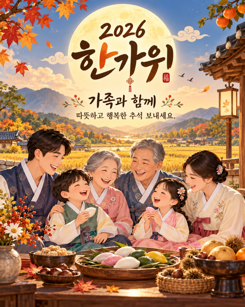 2026 추석 인사말 카드 문구 가족 부모님 직장 거래처별 예쁜 문구