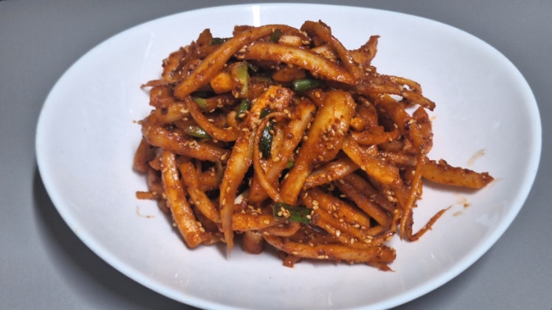 도라지무침 레시피, 쓴맛 빼고 새콤달콤하게 무치는 법