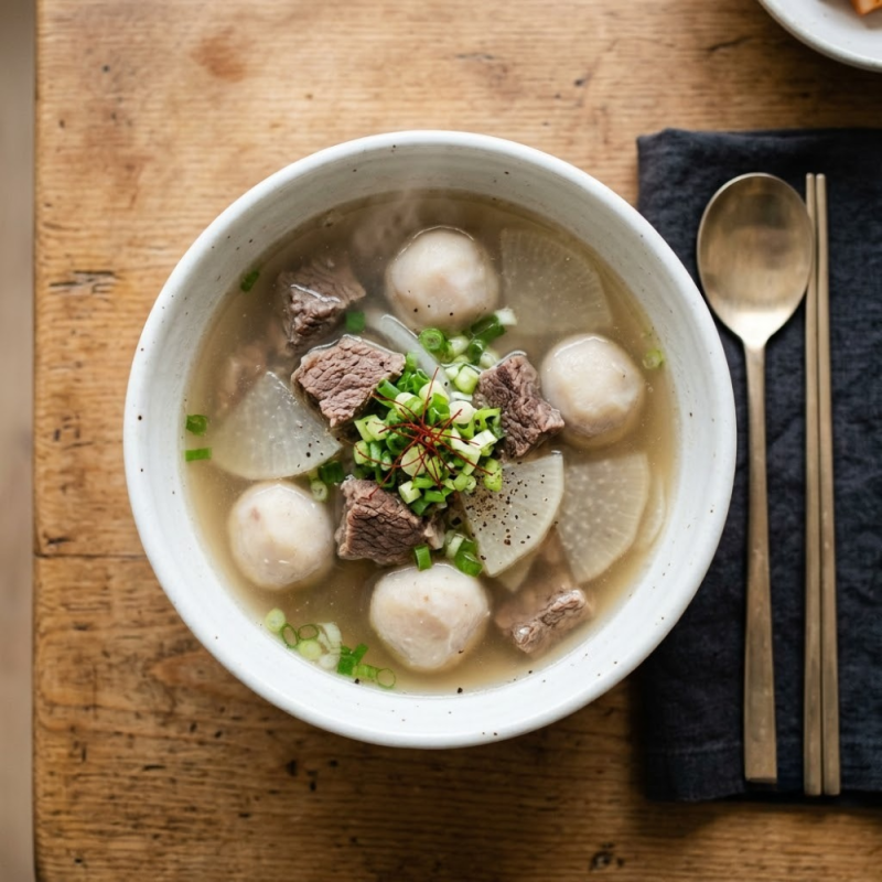 소고기 토란국 끓이는법 아린 맛 잡고 실패 없이 완성하는 비법