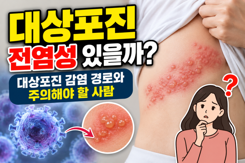 대상포진 전염성 있을까? 대상포진 감염 경로와 주의해야 할 사람