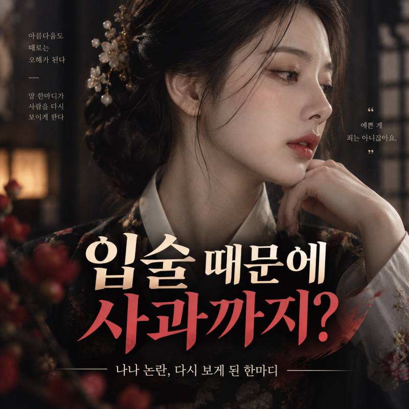 “입술 때문에 사과까지 해야 하나?” 나나 입술 필러 논란, 내가 다시 보게 된 한마디