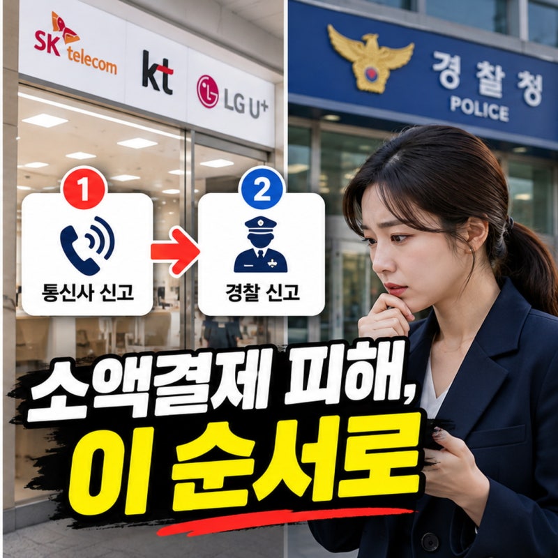 스미싱 소액결제 피해, 통신사·경찰 어디부터 신고해야 할까?