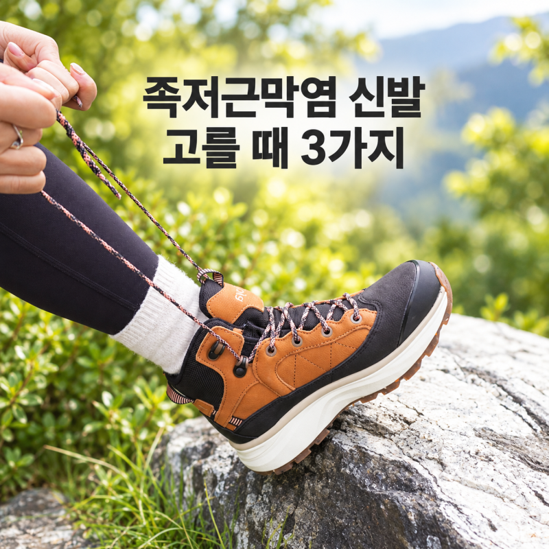 족저근막염 신발·깔창·슬리퍼, 고를 때 다른 점 3가지
