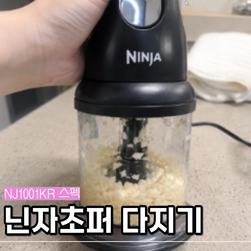 샤크 닌자초퍼 다지기 프로페셔널 NJ1001KR 스펙 세척법 사용법
