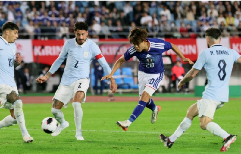 우루과이 일본 친선 1-3 패배, 한국은 28일 서울서 만난다…누녜스·벤탕쿠르 경계할 이유