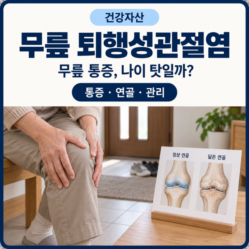 계단 내려갈 때 무릎이 시큰하다면, 퇴행성관절염 오해 깨기
