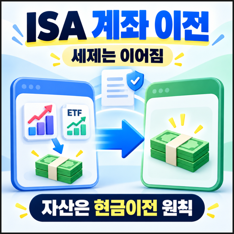 ISA 계좌 이전, 주식 그대로 옮기는 게 아닙니다. 현금이전, 세제혜택, 이벤트부터 확인