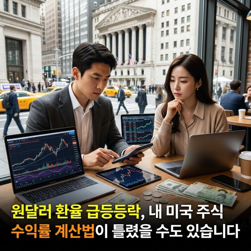 원달러 환율 급등락, 내 미국 주식 수익률 계산법이 틀렸을 수도 있습니다