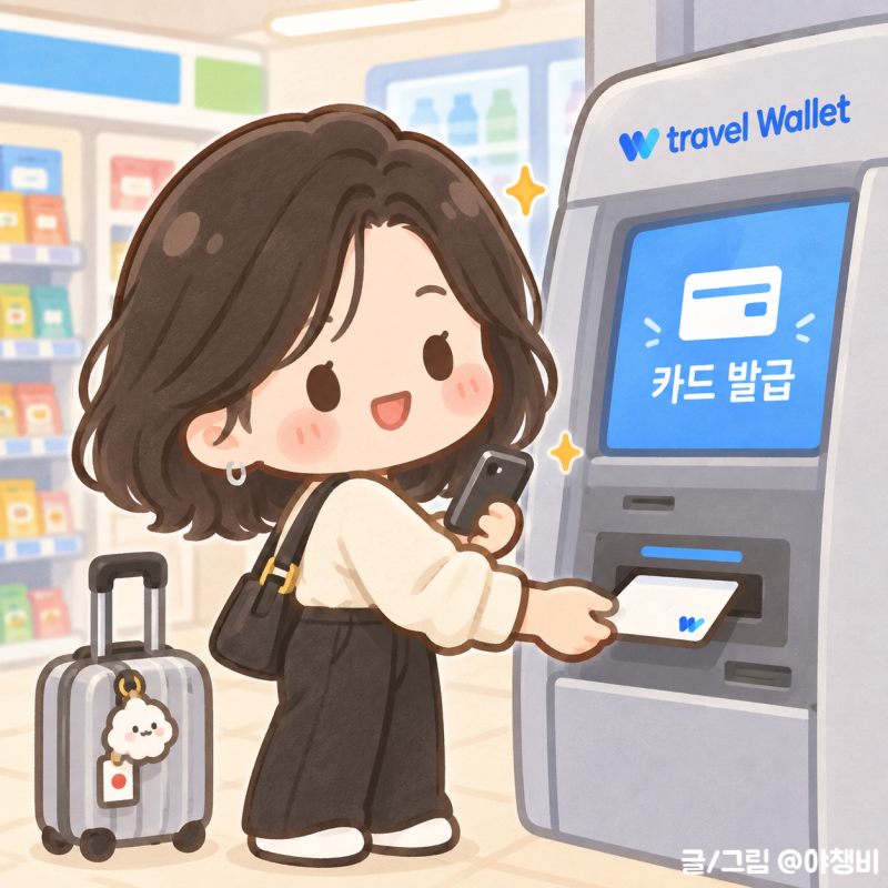 여행준비 끝 ! ✈️ 트래블월렛 편의점 ATM 카드 발급부터 일본 출금방법까지