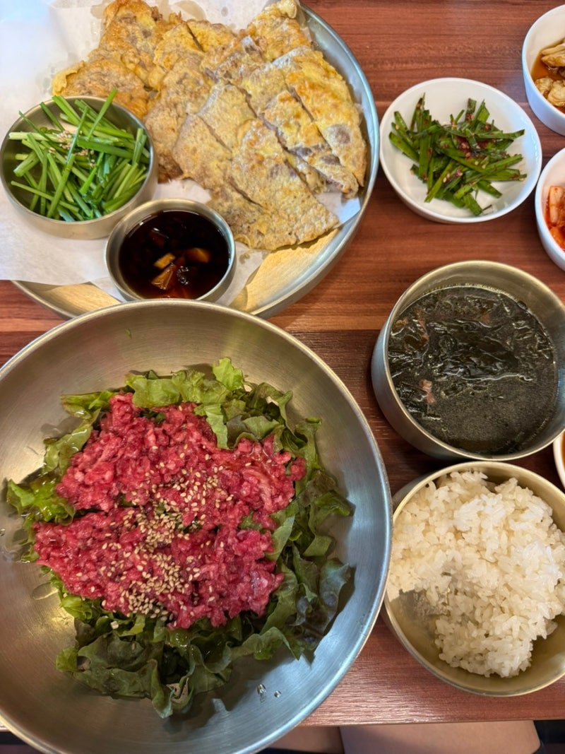 [용인 수지] 성복역맛집 아이와 점심 먹기 좋은 반하정육회