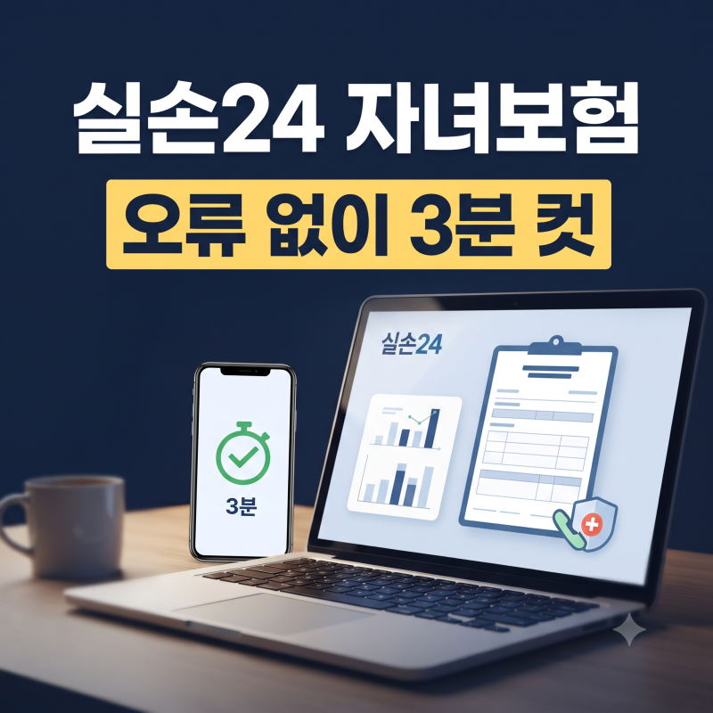 병원비 번거롭게 발급받지 마세요! 실손24 자녀 청구 및 오류 해결 꿀팁