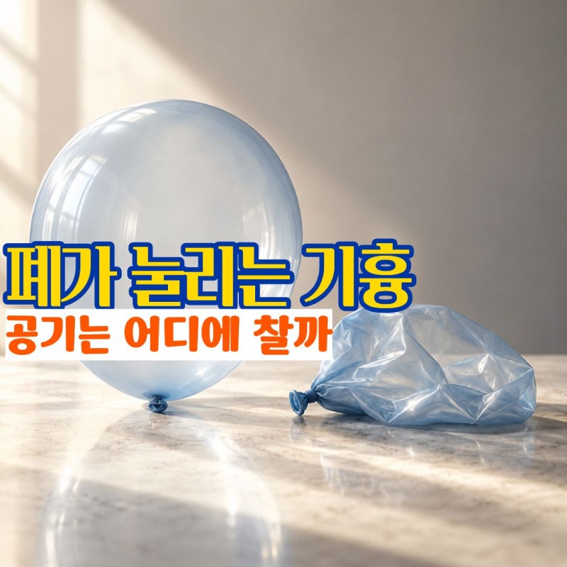 기흉증상 폐에 공기가 차는 기흉원인과 기흉치료 방법