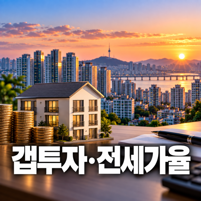 갭투자·전세가율 뜻, 전세가율이 높으면 위험할까? (계산방법, 토지거래허가구역, 깡통전세,....